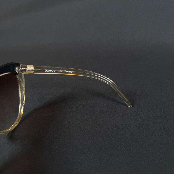 Laura Biagiotti Oversized Sunglasses Brown Gradient Lens OXSOL Italy T-107 main image 5